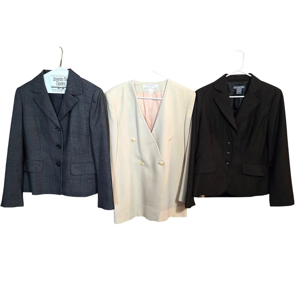 Women's Small 4 6 Blazer Suit Separate Jacket Top Wholesale Bulk Lot of 3 S